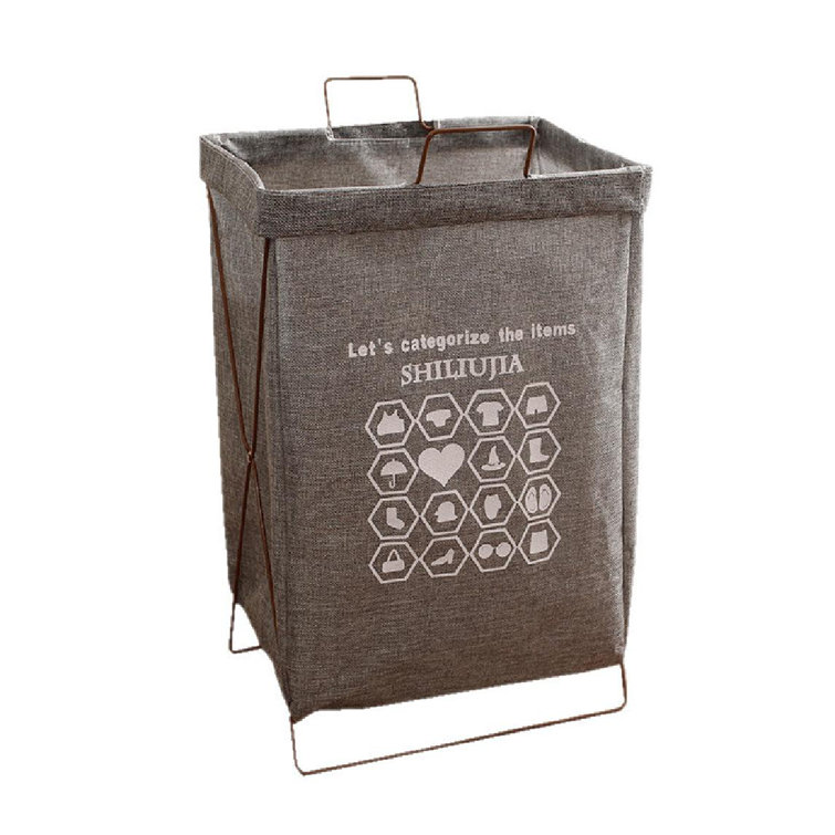 Trinx Waterproof Cotton And Linen Laundry Basket Basket For Storing